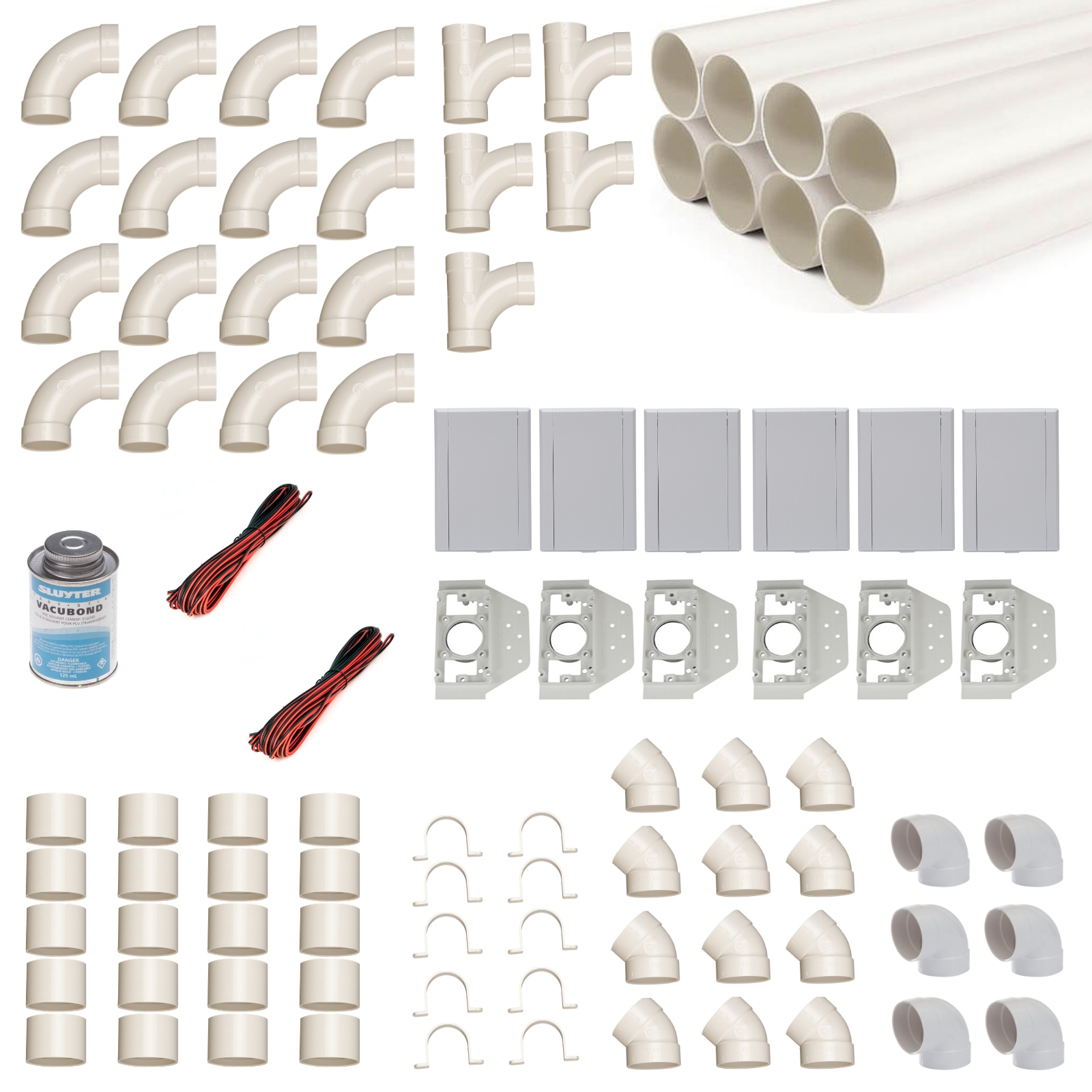 einbau-set-6-saugdosen2sWKVpDraUX21 Kit d'installation pour 6 prises murales