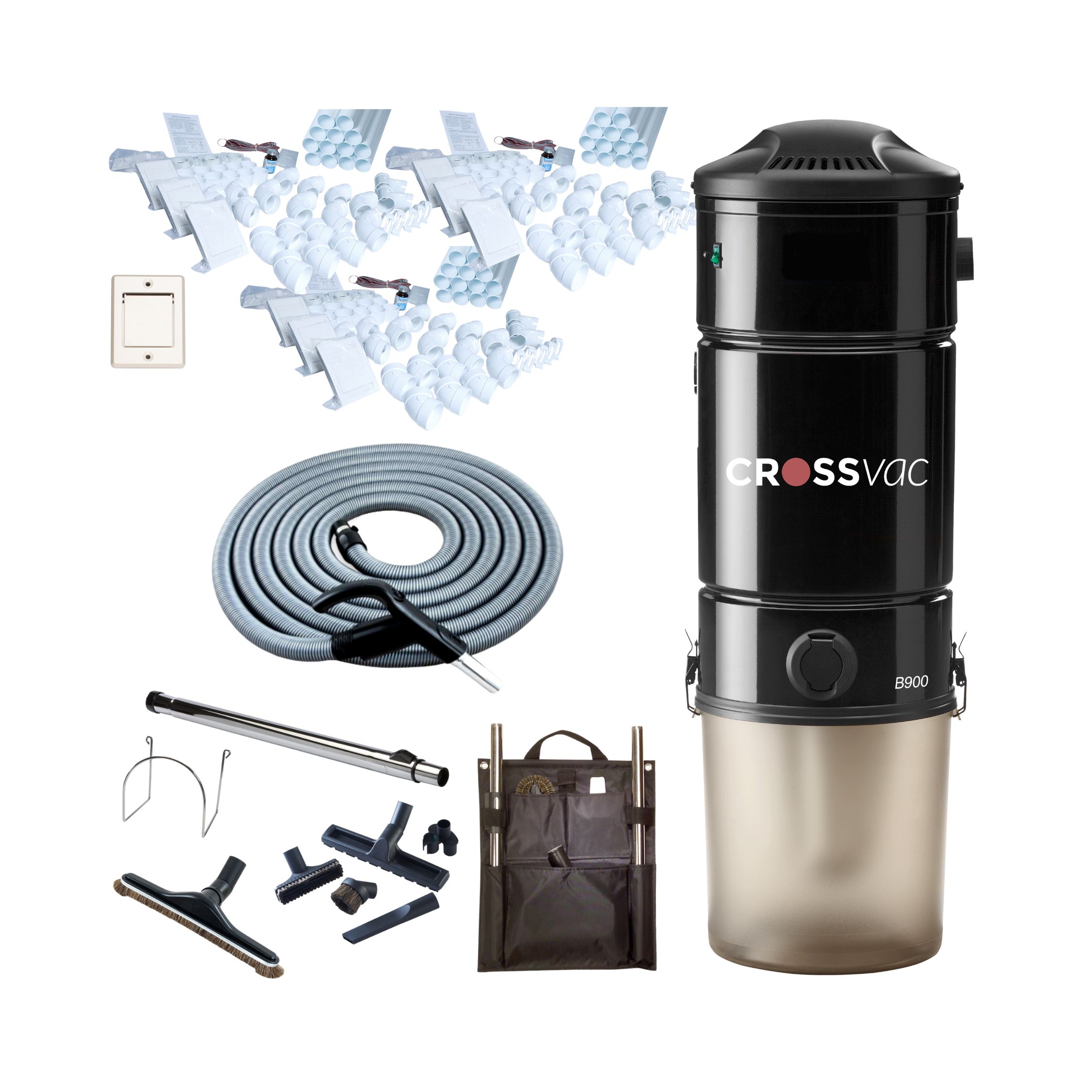 crossSetXLB900 Set aspirateur central X-Large B900