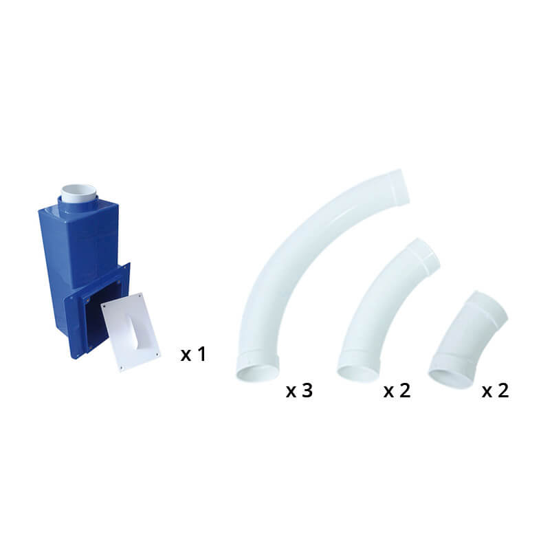 HAHK1002-STDSC Kit d'installation Hide-a-Hose